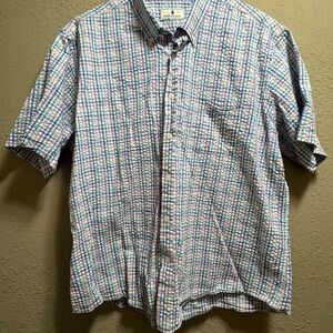 Southern Tide Multicolor Plaid Button Down Shirt